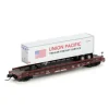 Athearn 17341 N Union Pacific 53' GSC TOFC Flat with 40' Trailer #53471 - Model Train Junction: Quality Parts and Art Supplies