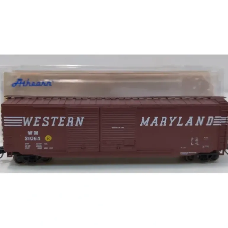 Athearn 14192 N Western Maryland 50' PS-1 Double Door Boxcar #31064 - Model Train Junction: Quality Parts and Art Supplies