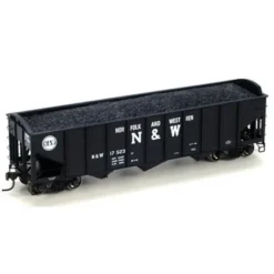 Athearn 76392 N&W 40' 3-Bay Ribbed Hopper w/Load #1963 - Model Train Junction: Quality Parts and Art Supplies