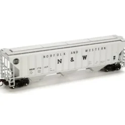 Athearn 72359 N&W 54' PS Covered Hopper #176167 - Model Train Junction: Quality Parts and Art Supplies