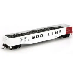 Athearn 74870 Soo Line 50' Gondola w/Scrap Load #2 - Model Train Junction: Quality Parts and Art Supplies