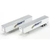 Athearn 28407 Swift 53'' Wabash Duraplate Trailers (Set of 2) - Model Train Junction: Quality Parts and Art Supplies