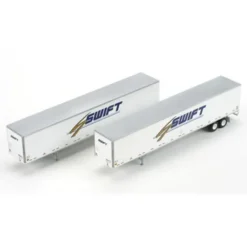 Athearn 28407 Swift 53'' Wabash Duraplate Trailers (Set of 2) - Model Train Junction: Quality Parts and Art Supplies