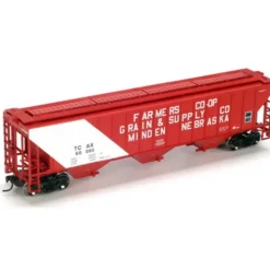 Athearn 72363 TCAX Farmer's Co-op 54' PS Covered Hopper #60085 - Model Train Junction: Quality Parts and Art Supplies