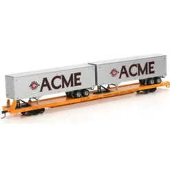Athearn 93286 TLCX/Acme85' Flat with 2 40' Trailers #330 - Model Train Junction: Quality Parts and Art Supplies