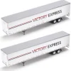 Athearn 28424 Victory Express 53' Wabash Duraplate Trailers #2 (Set of 2) - Model Train Junction: Quality Parts and Art Supplies