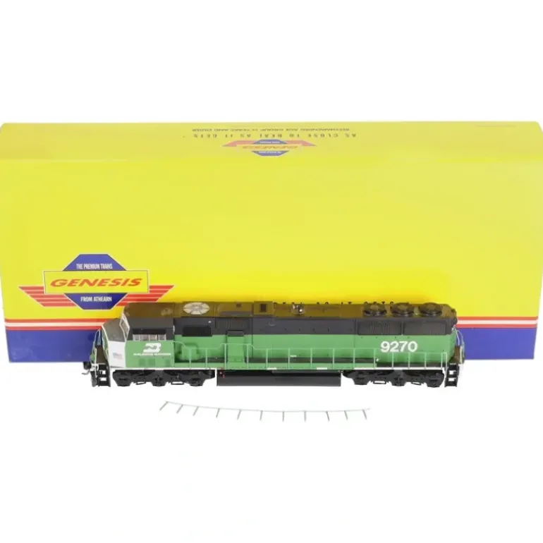 Athearn G67376 HO BN/BNSF Patch SD60M Diesel Locomotive w/DCC & Sound #8196 - Model Train Junction: Quality Parts and Art Supplies