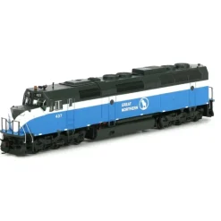 Athearn G67573 HO Great Northern/Sky Blue F45 Diesel Locomotive #437 - Model Train Junction: Quality Parts and Art Supplies
