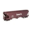 Athearn G15452 HO Santa Fe ACF 4600 3-Bay Centerflow Hopper #313937 - Model Train Junction: Quality Parts and Art Supplies