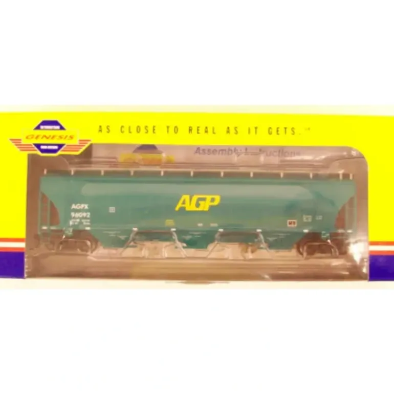 Athearn G4254 HO Scale A.G.P. #2 Trinity Covered Hopper #96092 - Model Train Junction: Quality Parts and Art Supplies