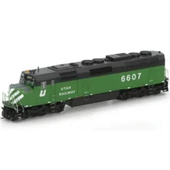 Athearn G67648 HO Utah Railroad F45 Diesel Locomotive w/DCC & Sound #6607 - Model Train Junction: Quality Parts and Art Supplies