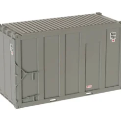 Atlas 20000379 20' High-Cube MSW Containers Gray (Set of 4) - Model Train Junction: Quality Parts and Art Supplies