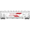 Atlas 50000619 ACF CF Hopper Red Venturi 51643 N - Model Train Junction: Quality Parts and Art Supplies