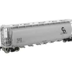 Atlas 20000541 C&O 6-Bay Cylindrical Hopper #2512 - Model Train Junction: Quality Parts and Art Supplies