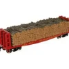 Atlas 16045 D&H 42' Pulpwood Flatcar #8002 - Model Train Junction: Quality Parts and Art Supplies