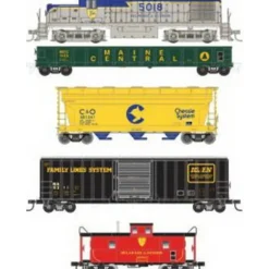 Atlas 0040 Delaware & Hudson HO Gauge Diesel Freight Train Set - Model Train Junction: Quality Parts and Art Supplies