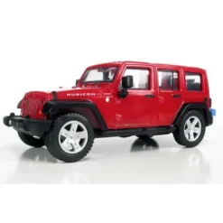 Atlas 99087081 HO 2007 Jeep Wrangler 4 Door Red - Model Train Junction: Quality Parts and Art Supplies
