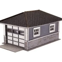Atlas 730 HO Barb's Bungalow Wooden Garage Kit (2) - Model Train Junction: Quality Parts and Art Supplies