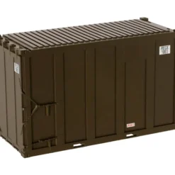 Atlas 20000378 HO Brown MSW 20' Containers (Pack of 4) - Model Train Junction: Quality Parts and Art Supplies
