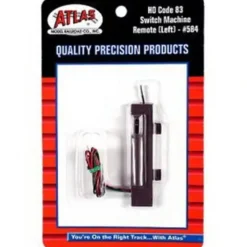 Atlas 0584 HO Code 83 Left Hand Remote Switch Machine - Model Train Junction: Quality Parts and Art Supplies