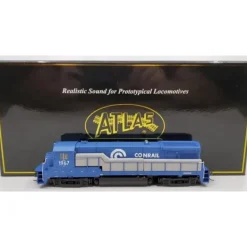 Atlas 8163 HO Conrail B23-7 Diesel Locomotive #1967 w/DC/DCC - Model Train Junction: Quality Parts and Art Supplies