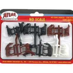 Atlas 778 HO Cows & Horses Farm Animals - Model Train Junction: Quality Parts and Art Supplies