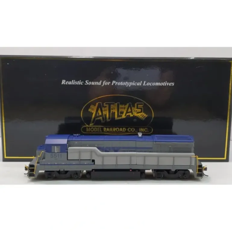 Atlas 8176 HO CSX GE B30-7 Diesel Locomotive w/Sound #5511 -DC & DCC - Model Train Junction: Quality Parts and Art Supplies