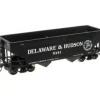 Atlas 20000983 HO Delaware & Hudson Trainman 2-Bay Offset Hopper #6464 - Model Train Junction: Quality Parts and Art Supplies