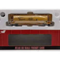 Atlas 1954-1 HO Illinois Terminal 125 ACF 6 Bay Cylindrical Hopper Car #125 LN/Box - Model Train Junction: Quality Parts and Art Supplies
