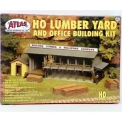 Atlas 0750 HO Lumber Yard & Office Building Kit - Model Train Junction: Quality Parts and Art Supplies