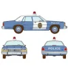 Atlas 99087200 HO Police 1970 Ford Custom - Model Train Junction: Quality Parts and Art Supplies