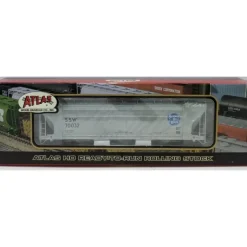 Atlas 1469-1 HO Scale Cotton Belt 3-Bay Covered Centerflow Hopper #70032 - Model Train Junction: Quality Parts and Art Supplies