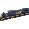 Atlas 9658 HO Scale CSX "YN3" Dash 8-40C Diesel Locomotive #7497 w/DCC - Model Train Junction: Quality Parts and Art Supplies