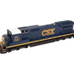 Atlas 9658 HO Scale CSX "YN3" Dash 8-40C Diesel Locomotive #7497 w/DCC - Model Train Junction: Quality Parts and Art Supplies