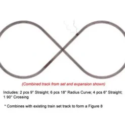 Atlas 0029 HO Trainman Figure 8 True Track Expansion Pack - Model Train Junction: Quality Parts and Art Supplies