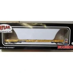 Atlas 20006445 HO TTX TM 68' Bulkhead Flat Car #804127 LN/Box - Model Train Junction: Quality Parts and Art Supplies