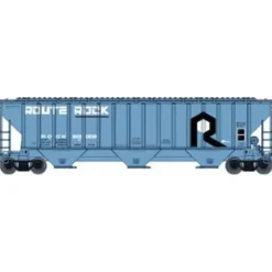 Atlas 50000502 N 4750 3-Bay Cvd.Hopper ROCK #801002 - Model Train Junction: Quality Parts and Art Supplies