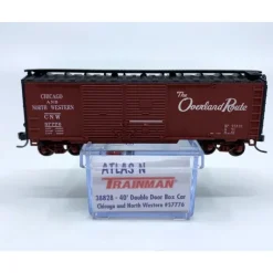 Atlas 38828 N Chicago & North Western 40' Double Door Box Car #57776 - Model Train Junction: Quality Parts and Art Supplies