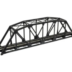 Atlas 2070 N Code 55 Black Through Truss Bridge Kit - Model Train Junction: Quality Parts and Art Supplies