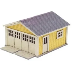 Atlas 2880 N Kate's Colonial 1920's Garage Wooden Kit (Pack of 2) - Model Train Junction: Quality Parts and Art Supplies