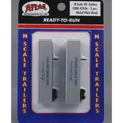Atlas 2956 N Nickel Plate Road 40 Foot Trailer (Pack of 2) - Model Train Junction: Quality Parts and Art Supplies
