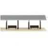 Atlas 2842 N Passenger Station Platform Building Kit (Pack of 2) - Model Train Junction: Quality Parts and Art Supplies