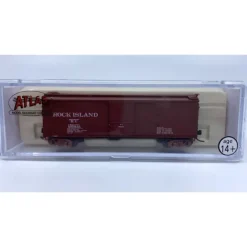 Atlas 45753 N Rock Island Double Sheathed Boxcar #156271 - Model Train Junction: Quality Parts and Art Supplies