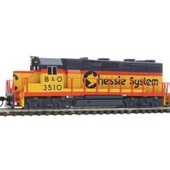 Atlas 46181 N Scale B&O Chessie Classic GP35 Diesel Locomotive #3510 w/DCC - Model Train Junction: Quality Parts and Art Supplies