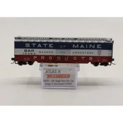 Atlas 38901 N Scale BAR 50' Boxcar #10362 - Model Train Junction: Quality Parts and Art Supplies