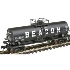 Atlas 43931 N Scale Beacon 11,000 Gallon Tank Car No. 5351 - Model Train Junction: Quality Parts and Art Supplies