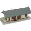 Atlas 28491 N Scale Built Up Tan Marywood Station w/Brown Shutters - Model Train Junction: Quality Parts and Art Supplies