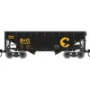 Atlas 40827 N Scale Chessie 2-Bay Offset Hopper #234920 - Model Train Junction: Quality Parts and Art Supplies
