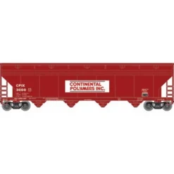Atlas 50000088 N Scale Continental Polymers 5250 Hopper #3000 - Model Train Junction: Quality Parts and Art Supplies