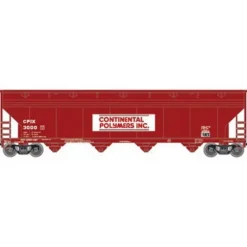 Atlas 50000087 N Scale Continental Polymers 5250 Hopper #1000 - Model Train Junction: Quality Parts and Art Supplies